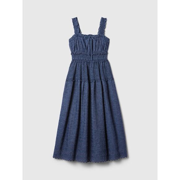 Gap x Doen Dresses & Skirts - Gap x Doen Eyelet Denim Midi Dress - S